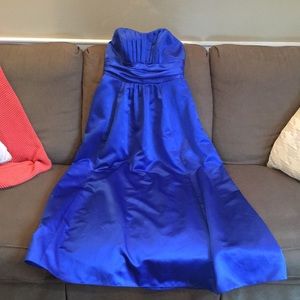 Royal Blue evening dress